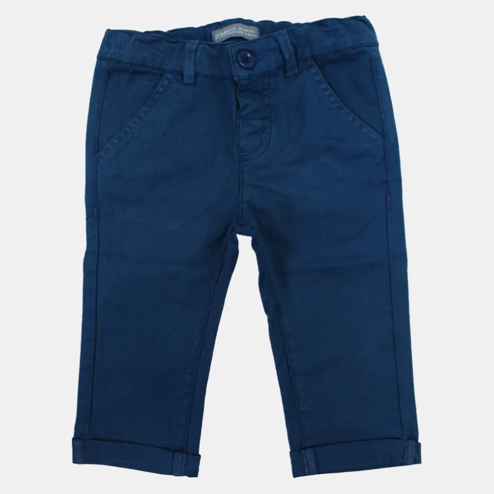 Navy Gabardine-Hosen für Babyjungen