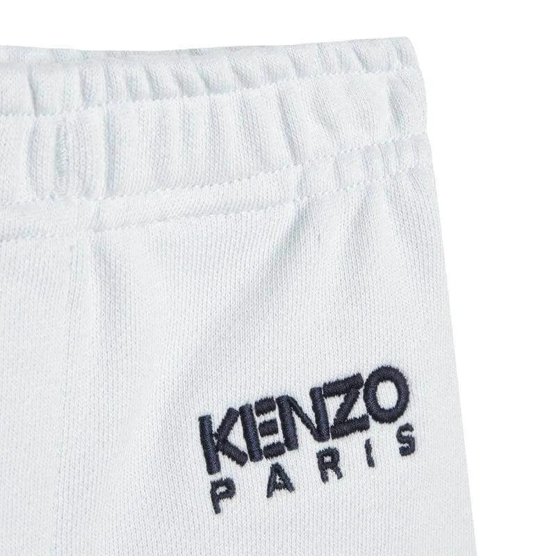 Baby Boys Hellblaue Baumwoll-Jersey Shorts