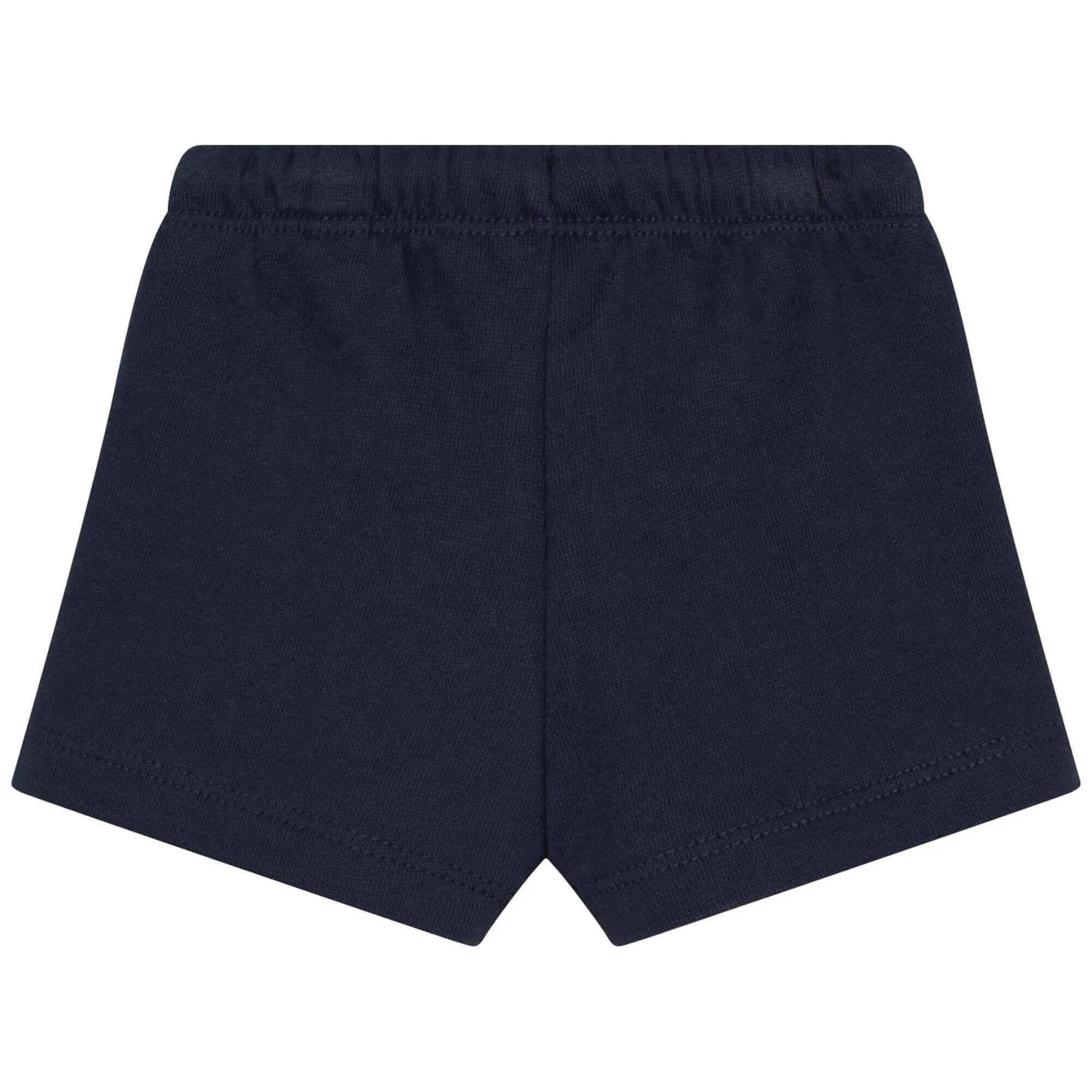 Baby Jungen Weiß Und Blau Elefanten Shorts Set