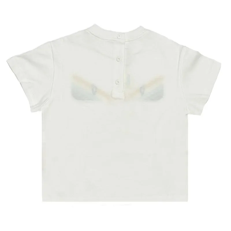Baby Boys Weißes Augen T-Shirt
