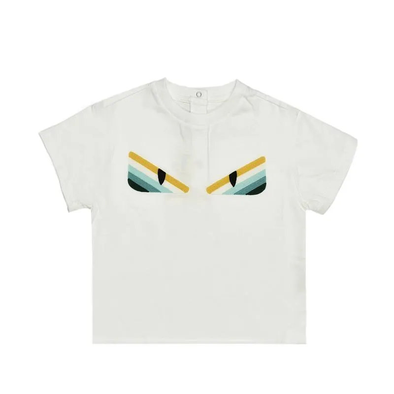 Baby Boys Weißes Augen T-Shirt