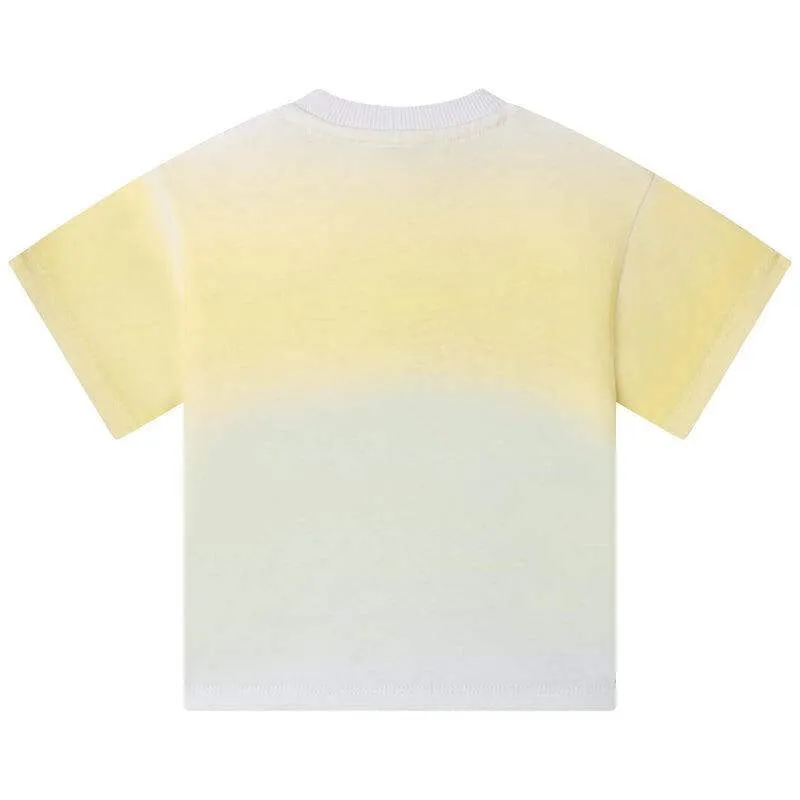 Gelb und Blau Logo T-Shirt für Babyjungen