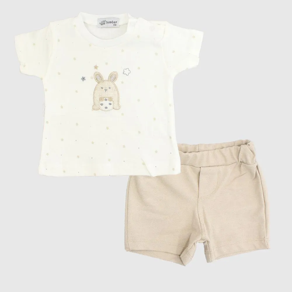 Baby-Hasen 2-teiliges Outfit-Set
