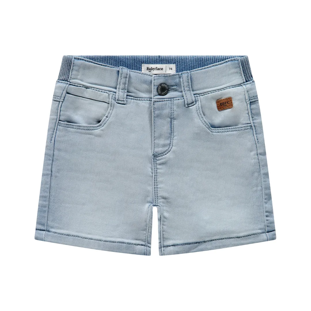 Baby Denim Jogging-Shorts - Hellblau von Babyface