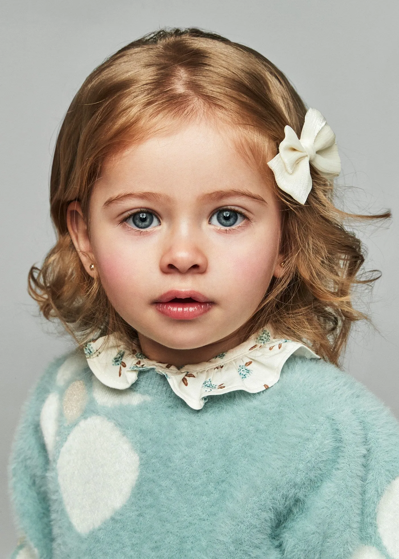 Baby Flower Jacquard Pullover - Jade von Mayoral - ENDVerkauf