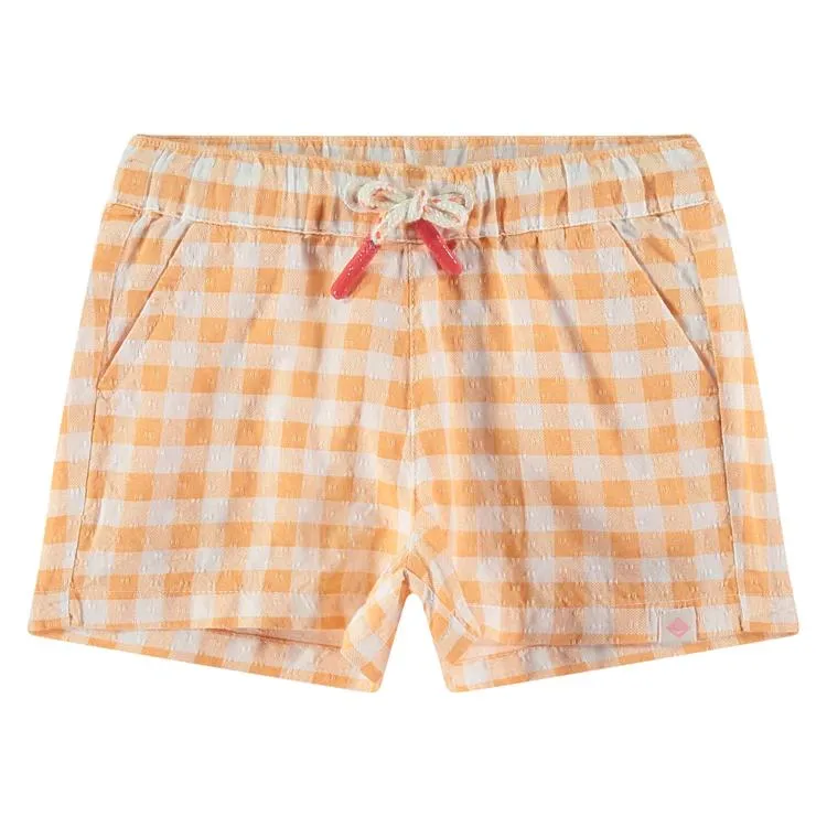 Baby Gingham Shorts - Cantaloupe von Babyface - ENDVerkauf