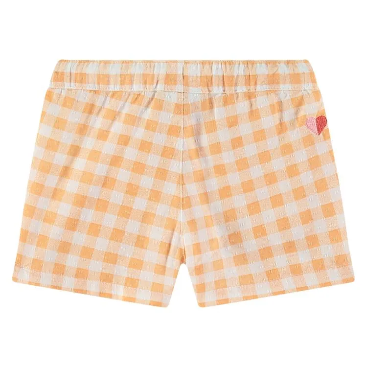 Baby Gingham Shorts - Cantaloupe von Babyface - ENDVerkauf