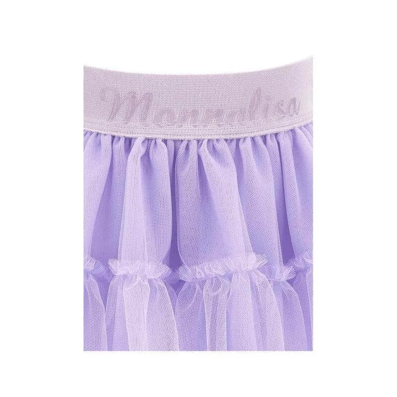 Lila Tüllrock für Babygirls