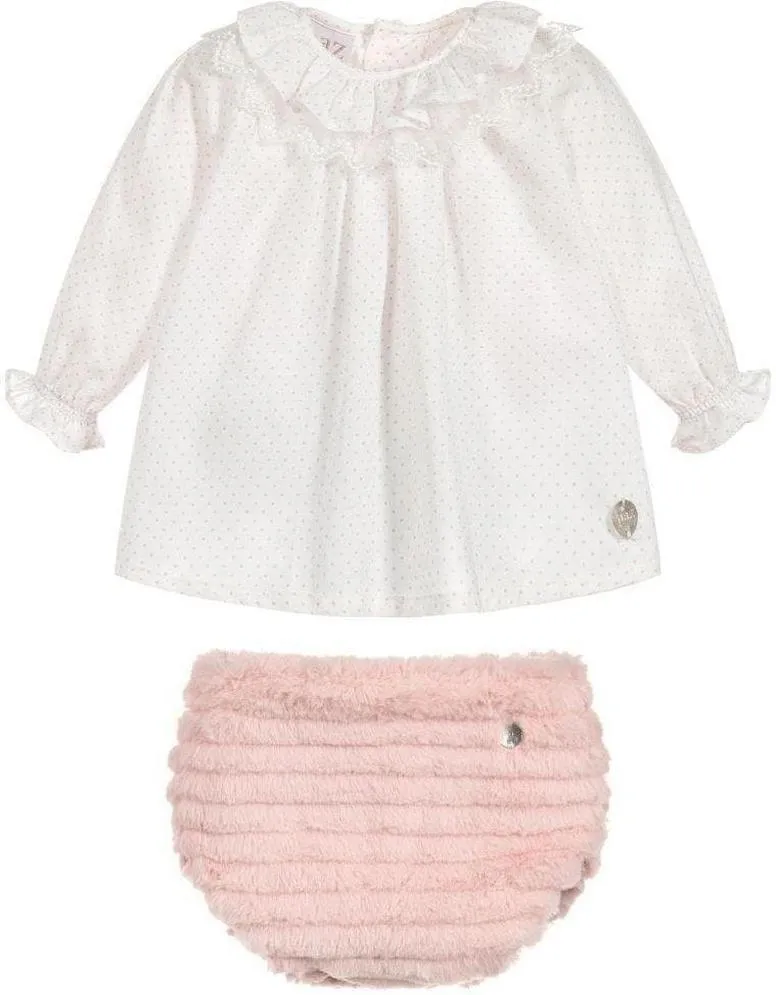 Rosa 3-teiliges Set für Babygirls