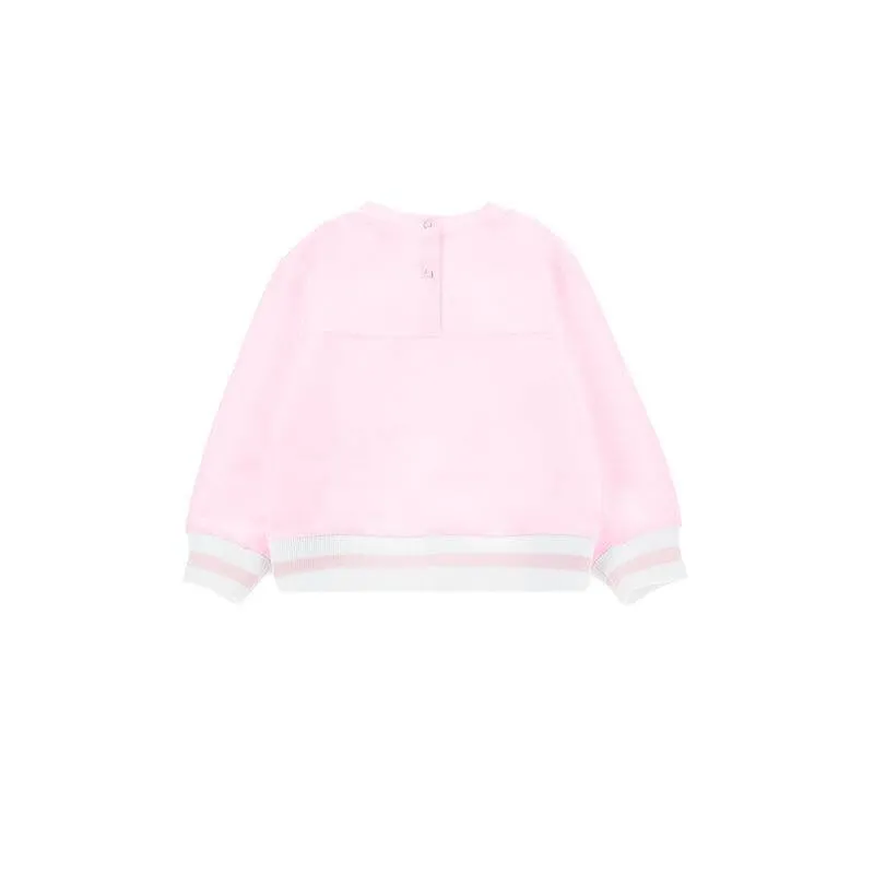 Rosa Bärenpullover für Babygirls