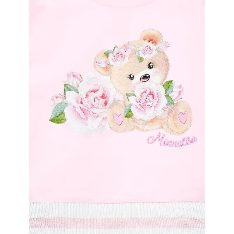 Rosa Bärenpullover für Babygirls