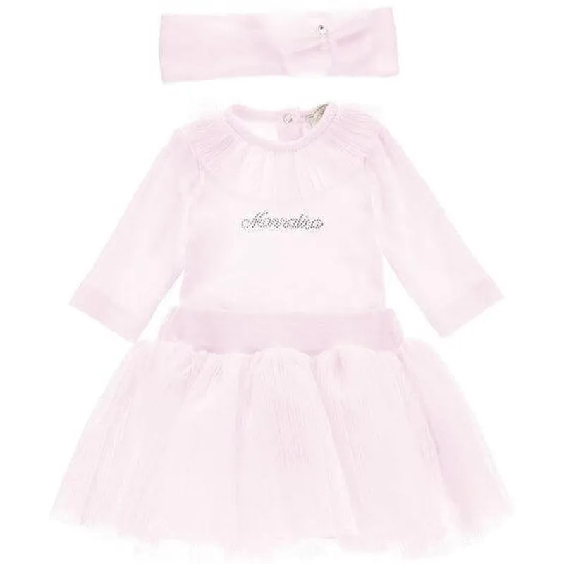 Rosa Tüllrock-Set für Baby-Mädchen