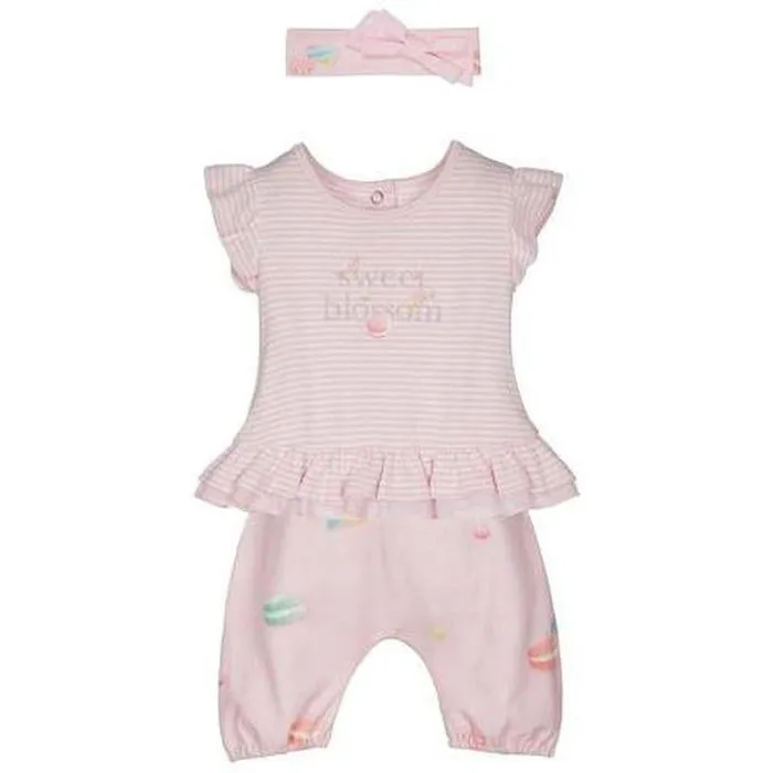 Gestreiftes Set für Babygirls