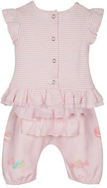 Gestreiftes Set für Babygirls