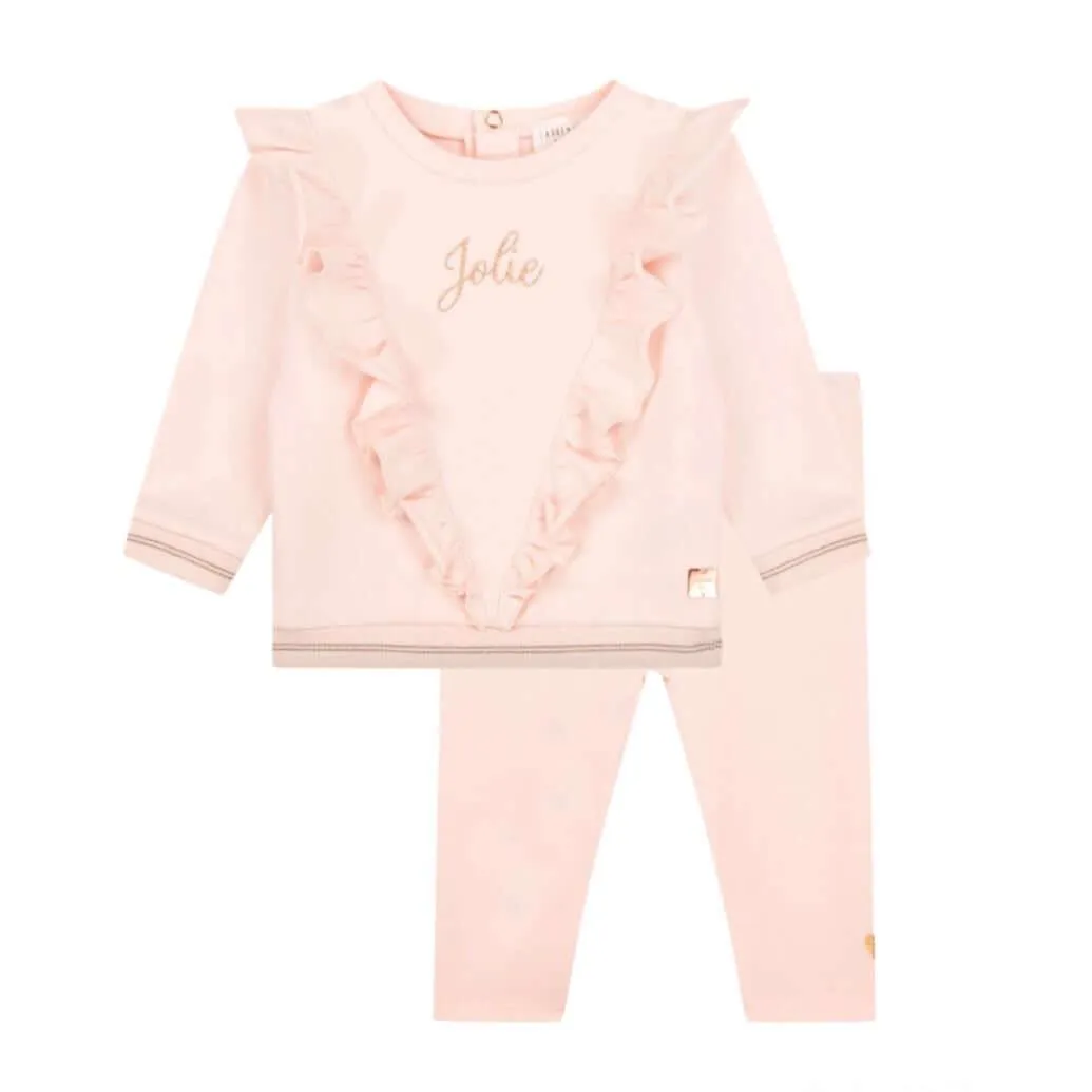Rosa Leggings-Set für Babygirls