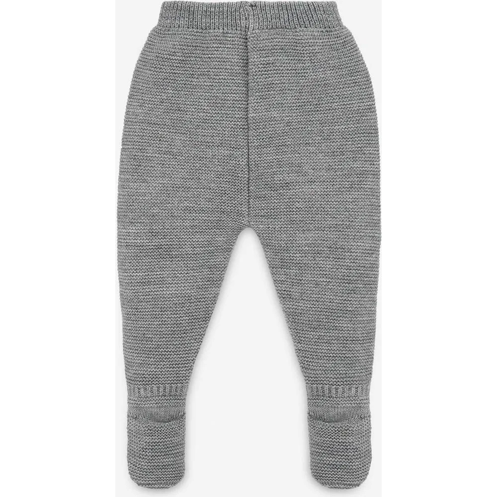 Baby Grau 'Saturno' Strick-Set