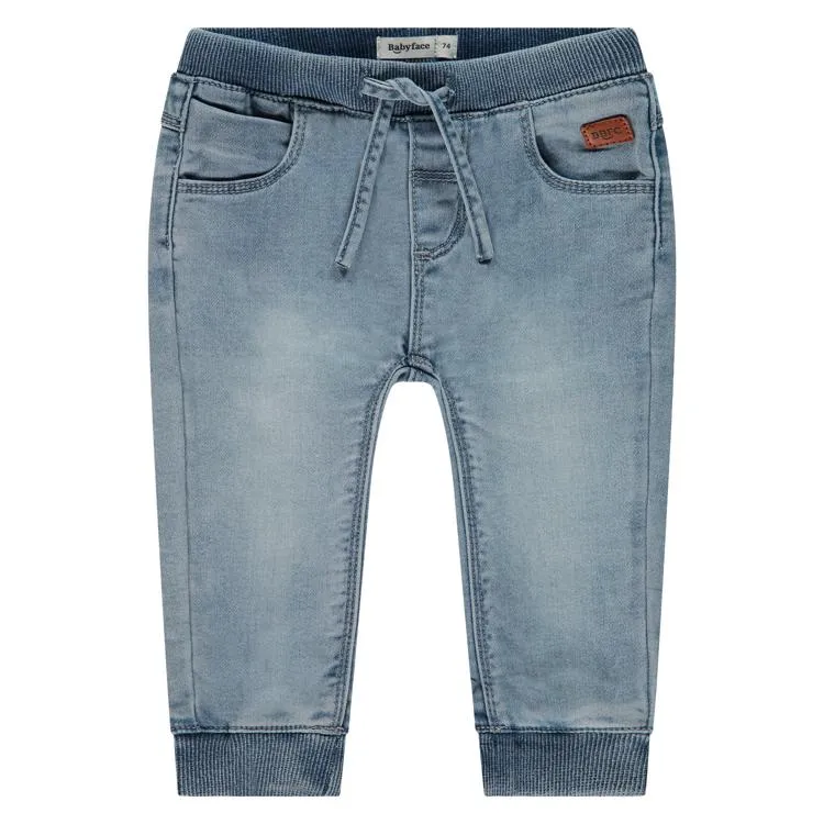 Baby Jogg Denim Hose - Grau Blau von Babyface