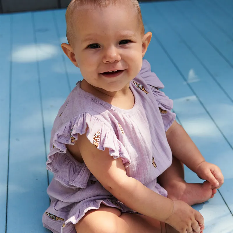 Baby Roey Zweiteiler - Lavendel Soft Serve von Pink Chicken