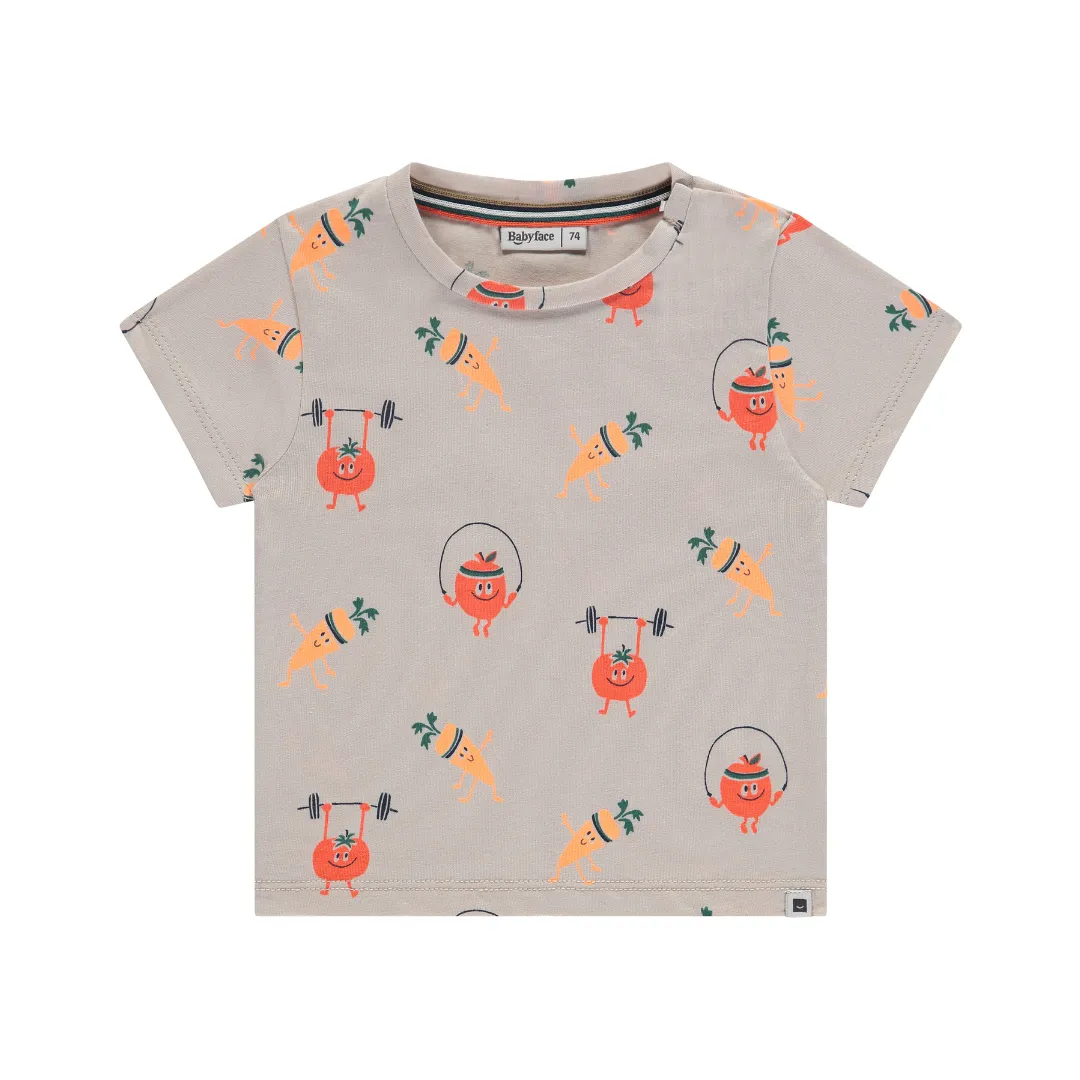 Baby Kurzarm-Shirt - Veggie Workout von Babyface