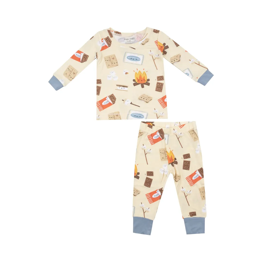 Bambus Langarm-Lounge-Outfit - S'mores von Angel Dear