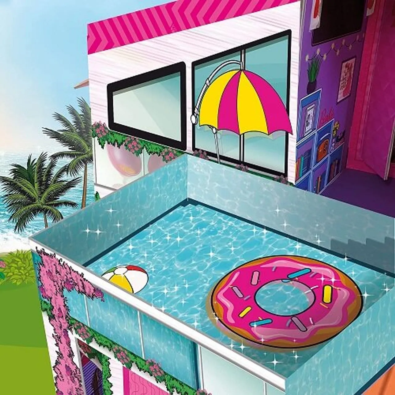 Barbie Dreamhouse Sommer-Villa mit Puppe