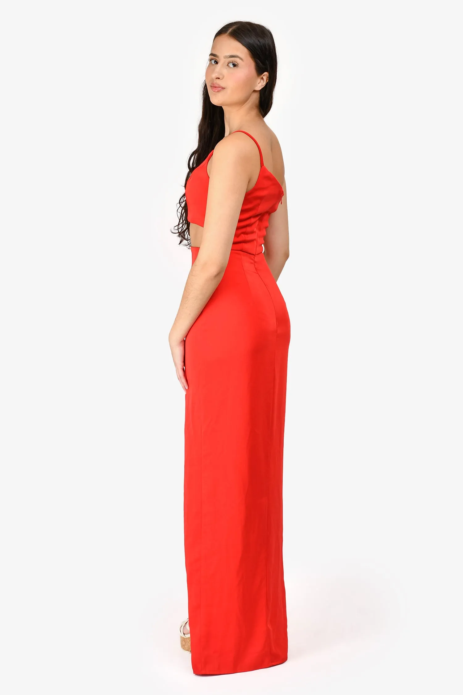 Bariano Cartia Rotes Kleid Größe M
