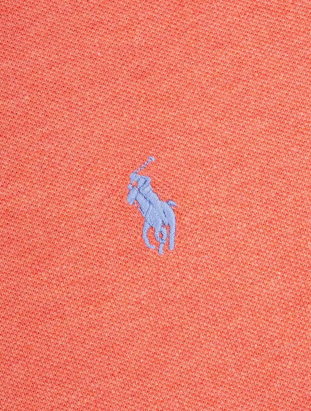 Basic Mesh Polo Amalfi Rot Meliert