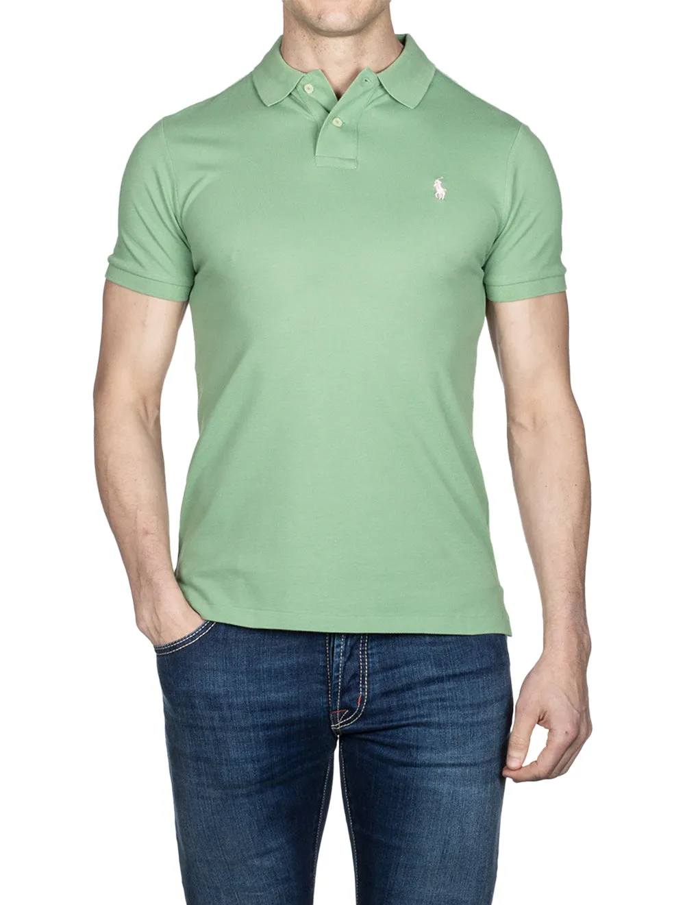 Basic Mesh Polo Outback Grün