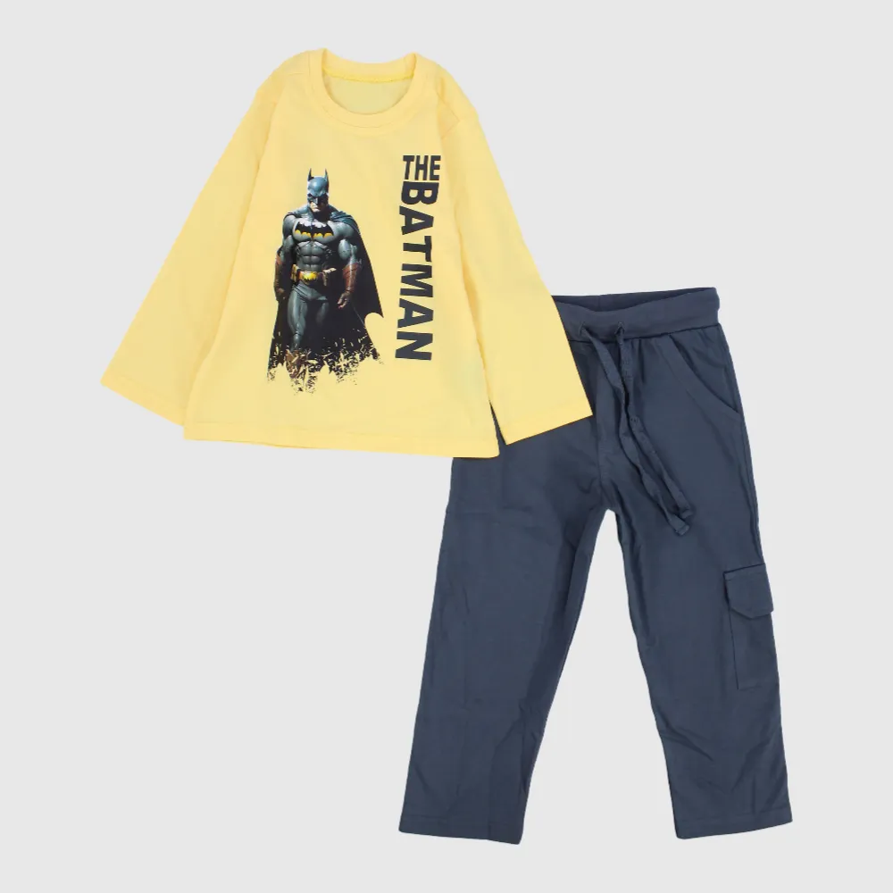 Batman Langarm-Schlafanzug