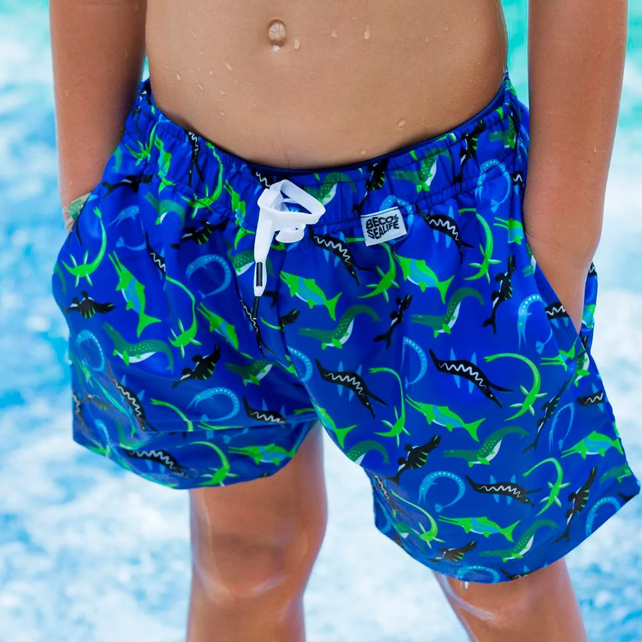 BECO Blue Ocean Dino Shorts