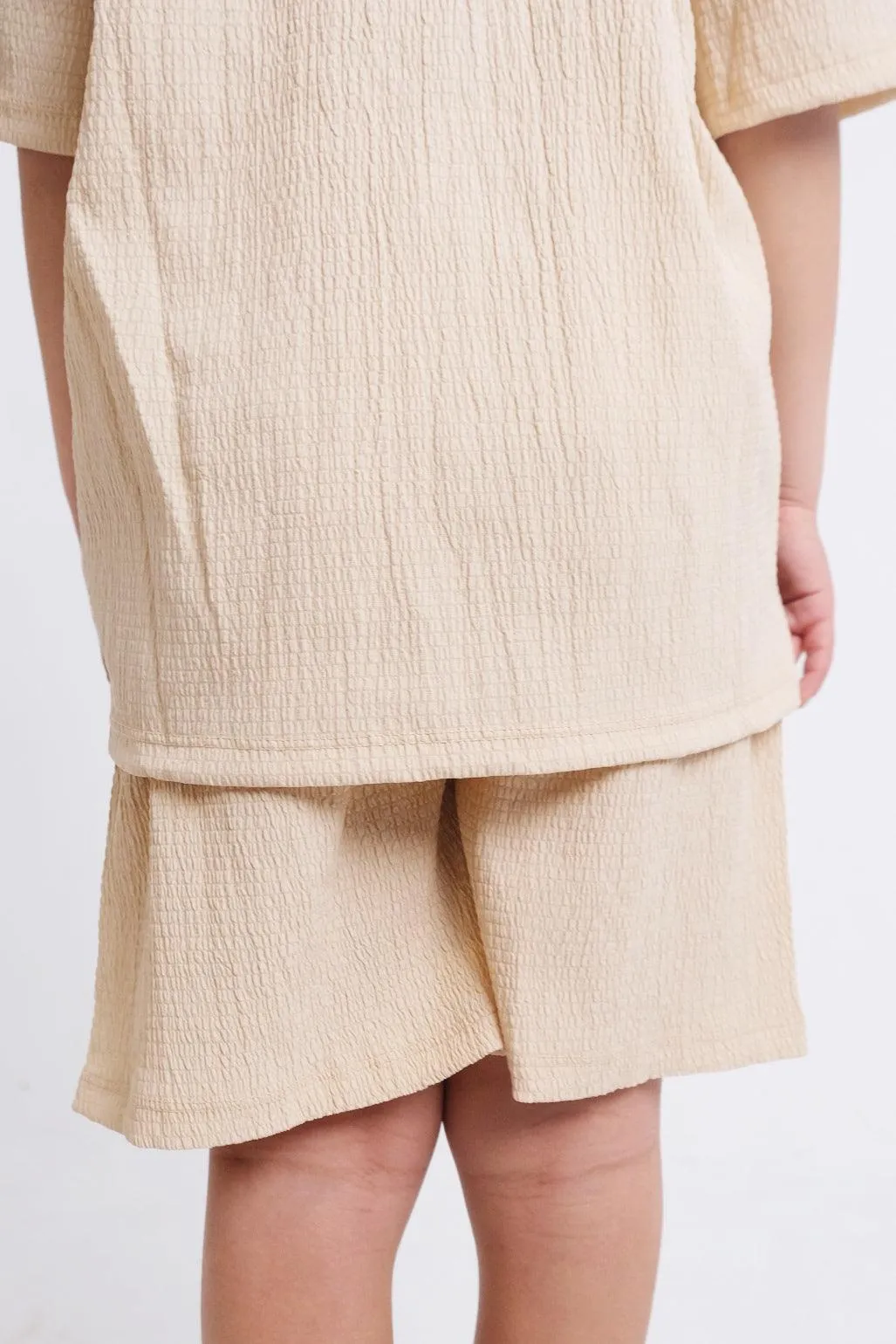 Beige 2-teiliges Outfit-Set