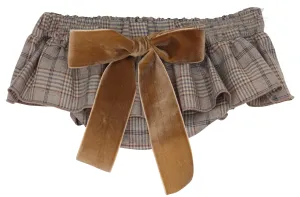 Beige Check Bloomer