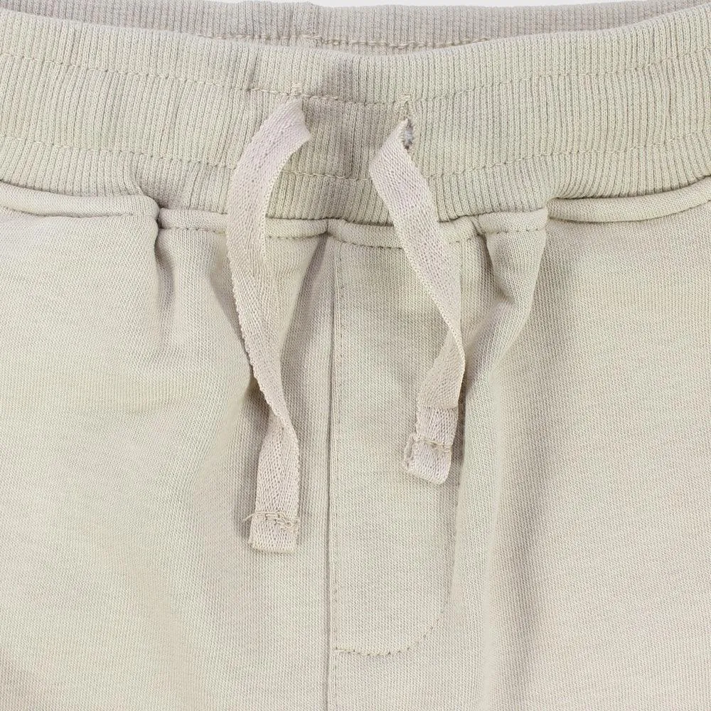 Beige Bequeme Baumwollshorts