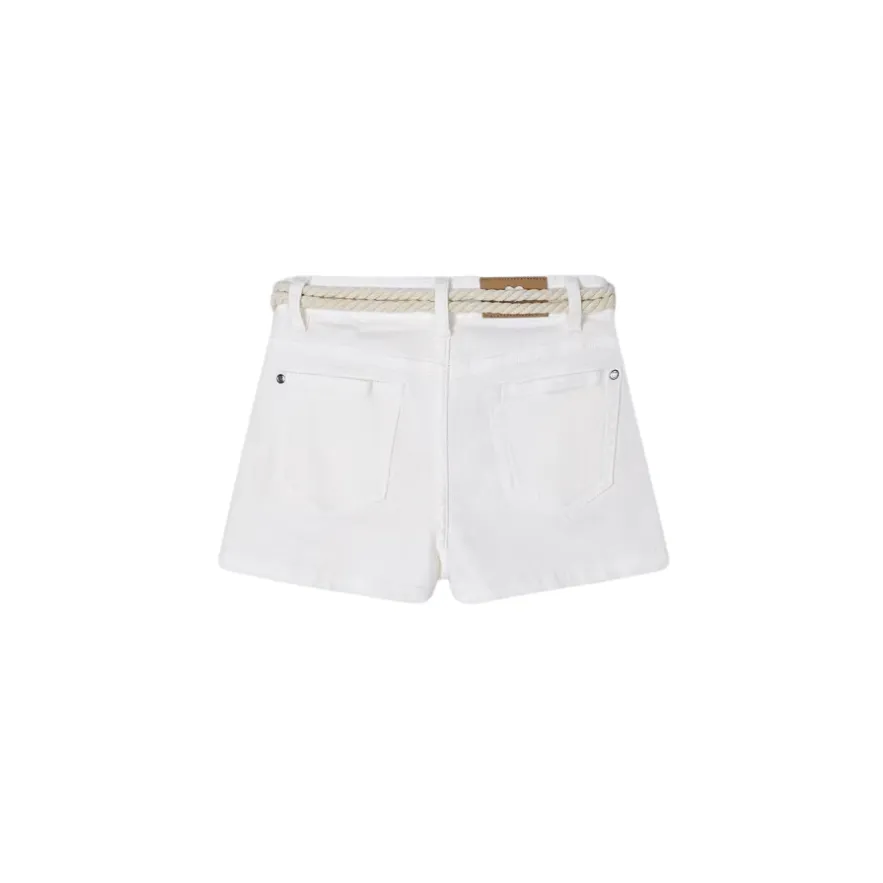 Bessere Baumwoll-Bundshorts - Weiß von Mayoral - ENDVERKAUF