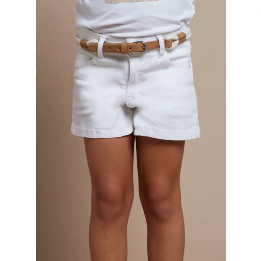Bessere Baumwoll-Bundshorts - Weiß von Mayoral - ENDVERKAUF