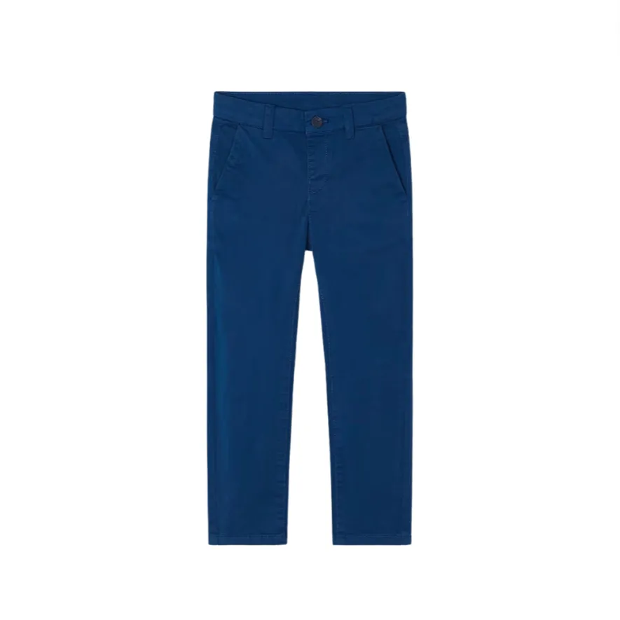 Better Cotton Slim Chino Hose - Cyan von Mayoral - ENDVerkauf