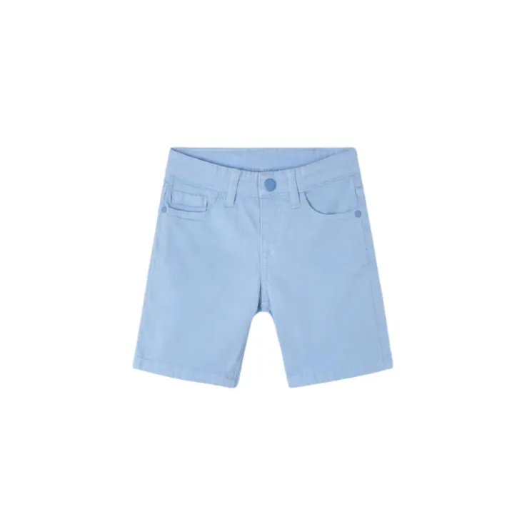 Bessere Baumwoll-Twill-Shorts - Staubblau von Mayoral - ENDVerkauf