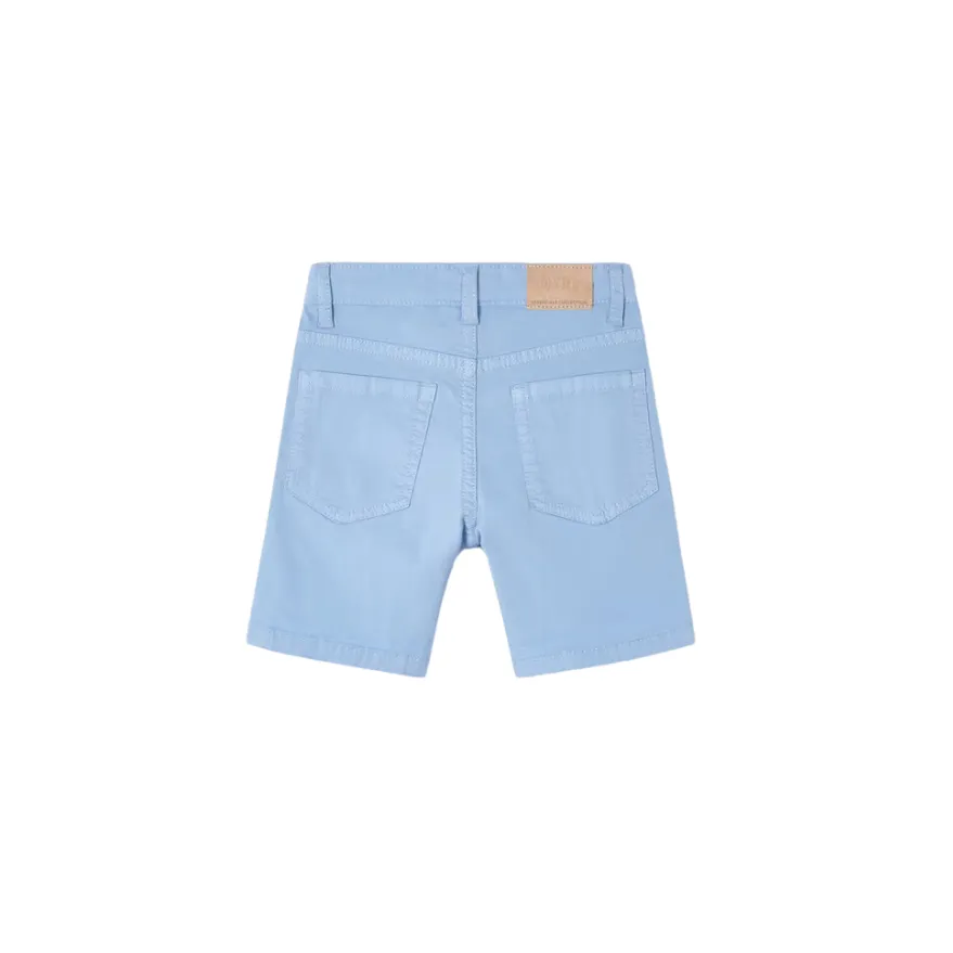 Bessere Baumwoll-Twill-Shorts - Staubblau von Mayoral - ENDVerkauf