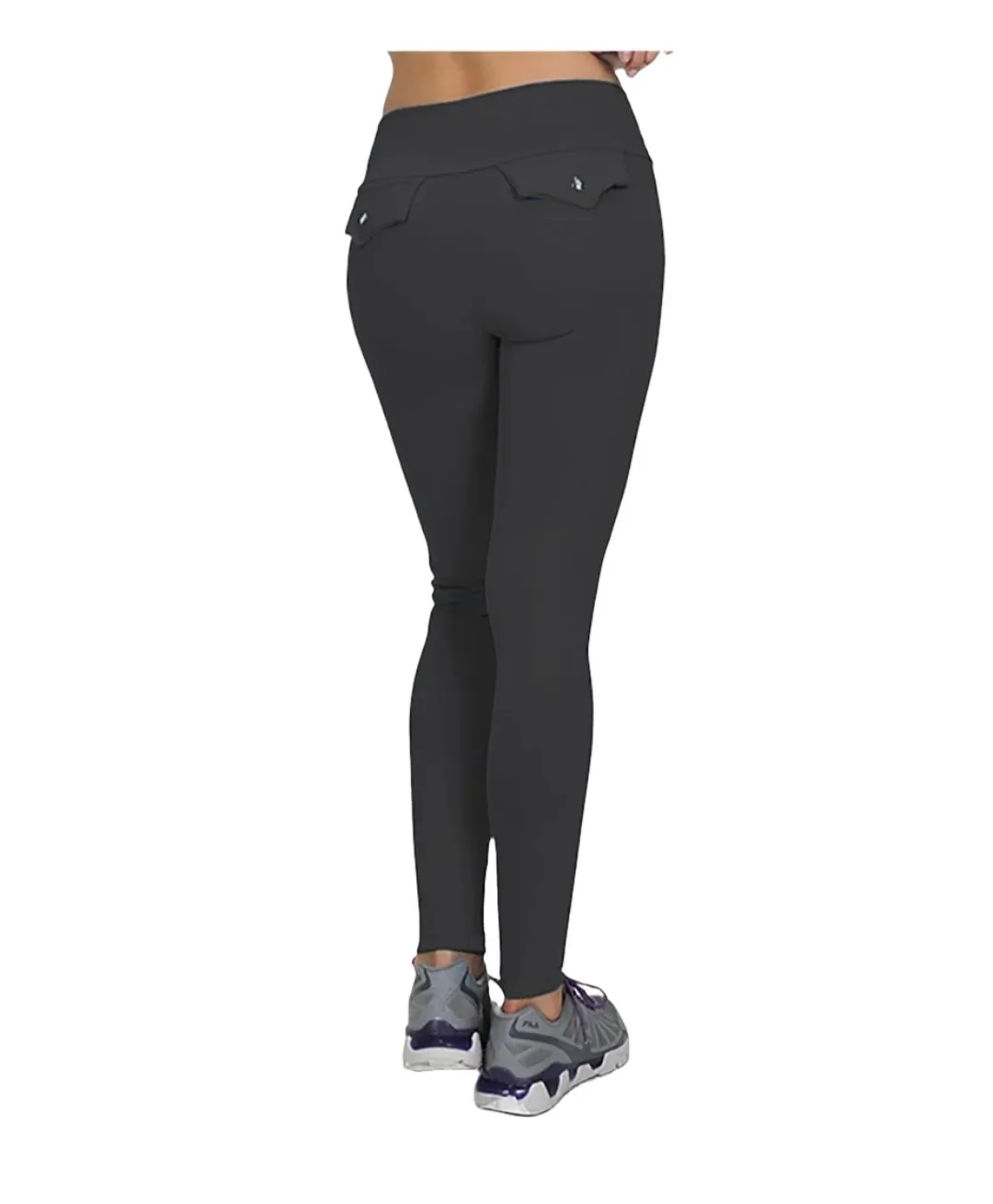Bia Brazil Activewear Leggings mit aufgesetzter Tasche LE426 Schwarz