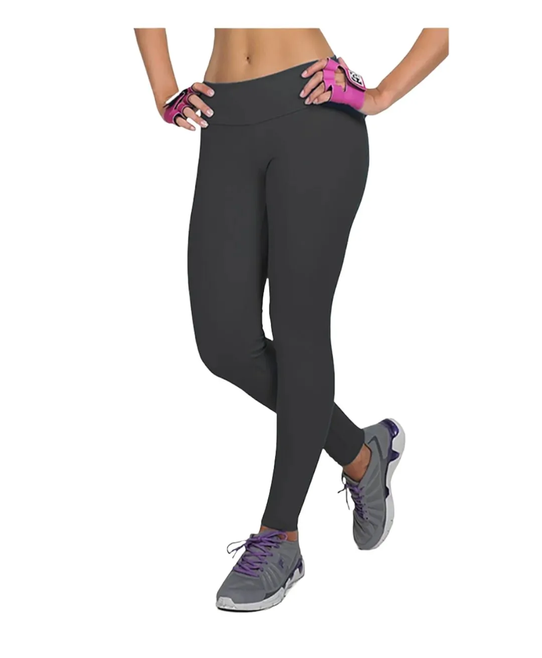 Bia Brazil Activewear Leggings mit aufgesetzter Tasche LE426 Schwarz