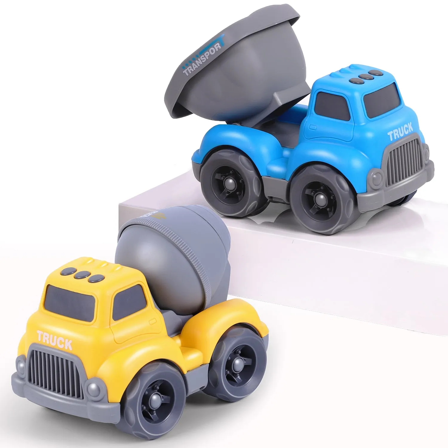 Großes Baustellenfahrzeug-Set