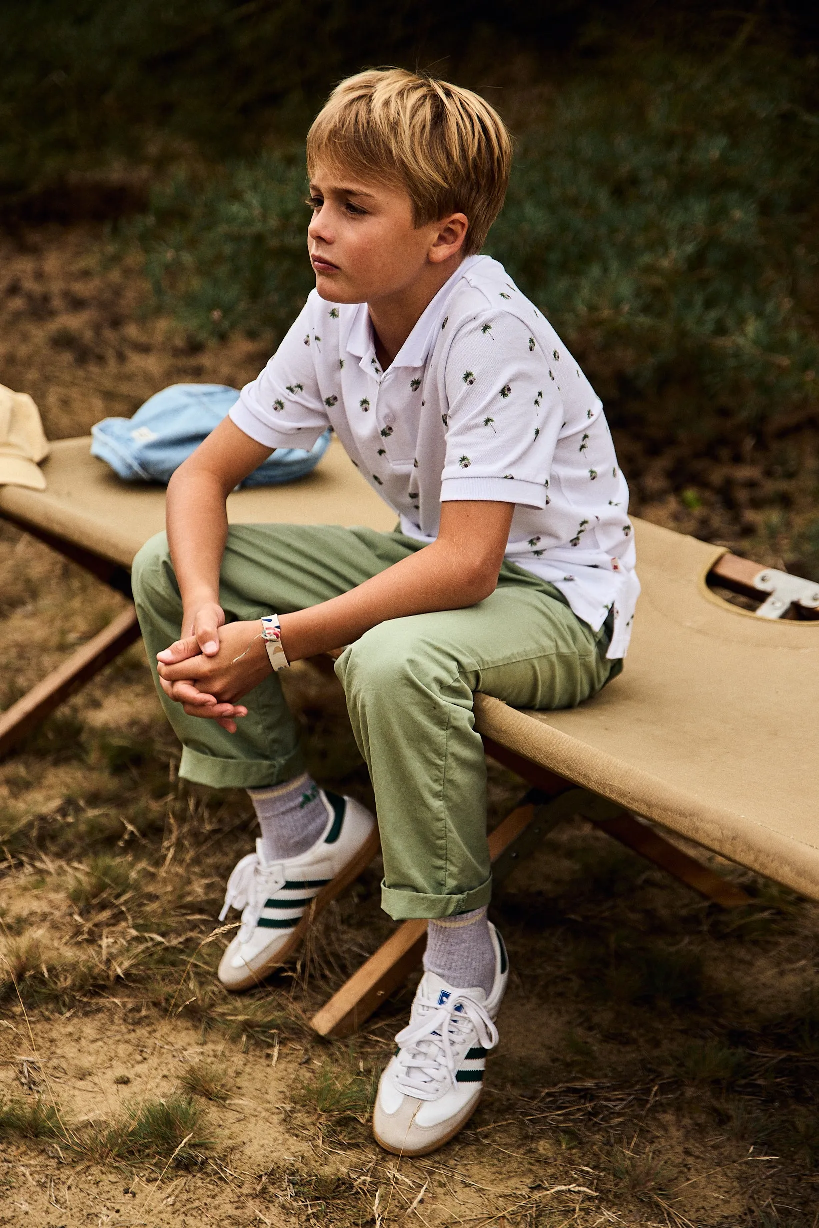 Bill Pants Pedro 000402 - Grün Grau Ao76 Kleidung Jungen Mädchen