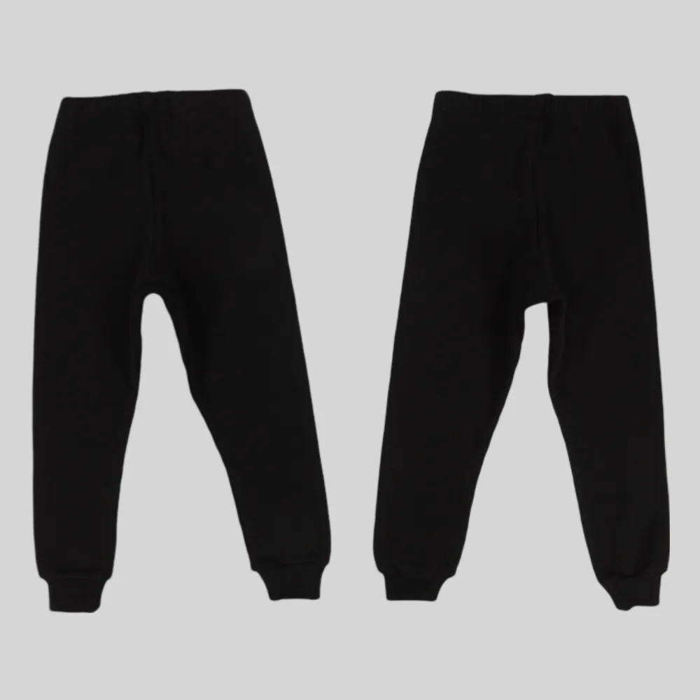 Schwarze Thermohosen Pack