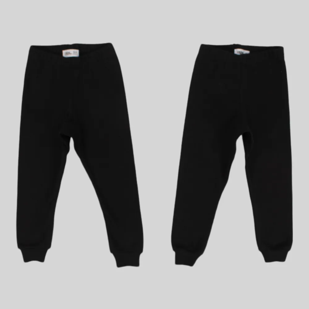 Schwarze Thermohosen Pack