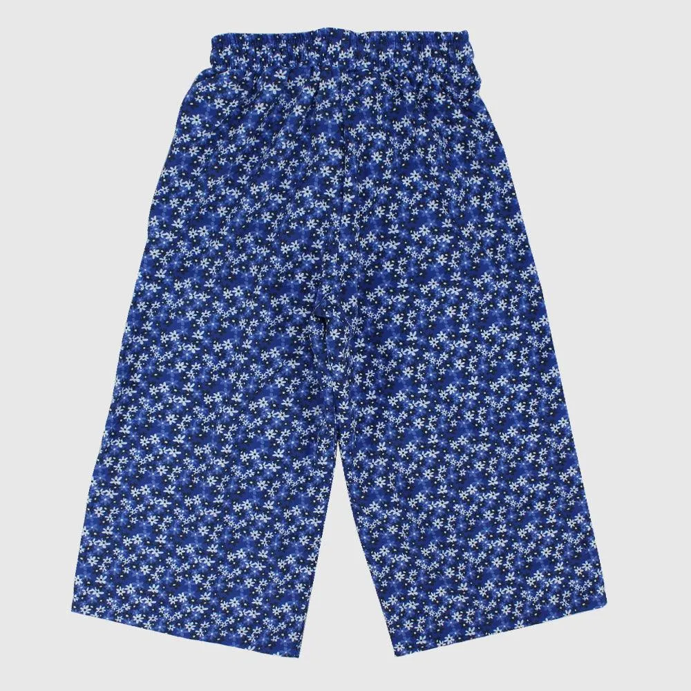 Blaue Blumen Bequeme Hose