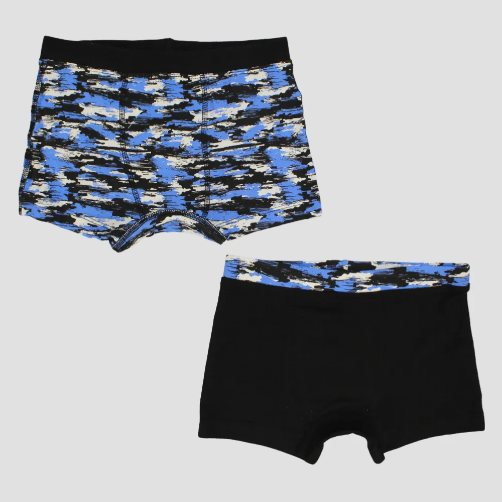 Bläuliche Boxershorts (2er Pack)