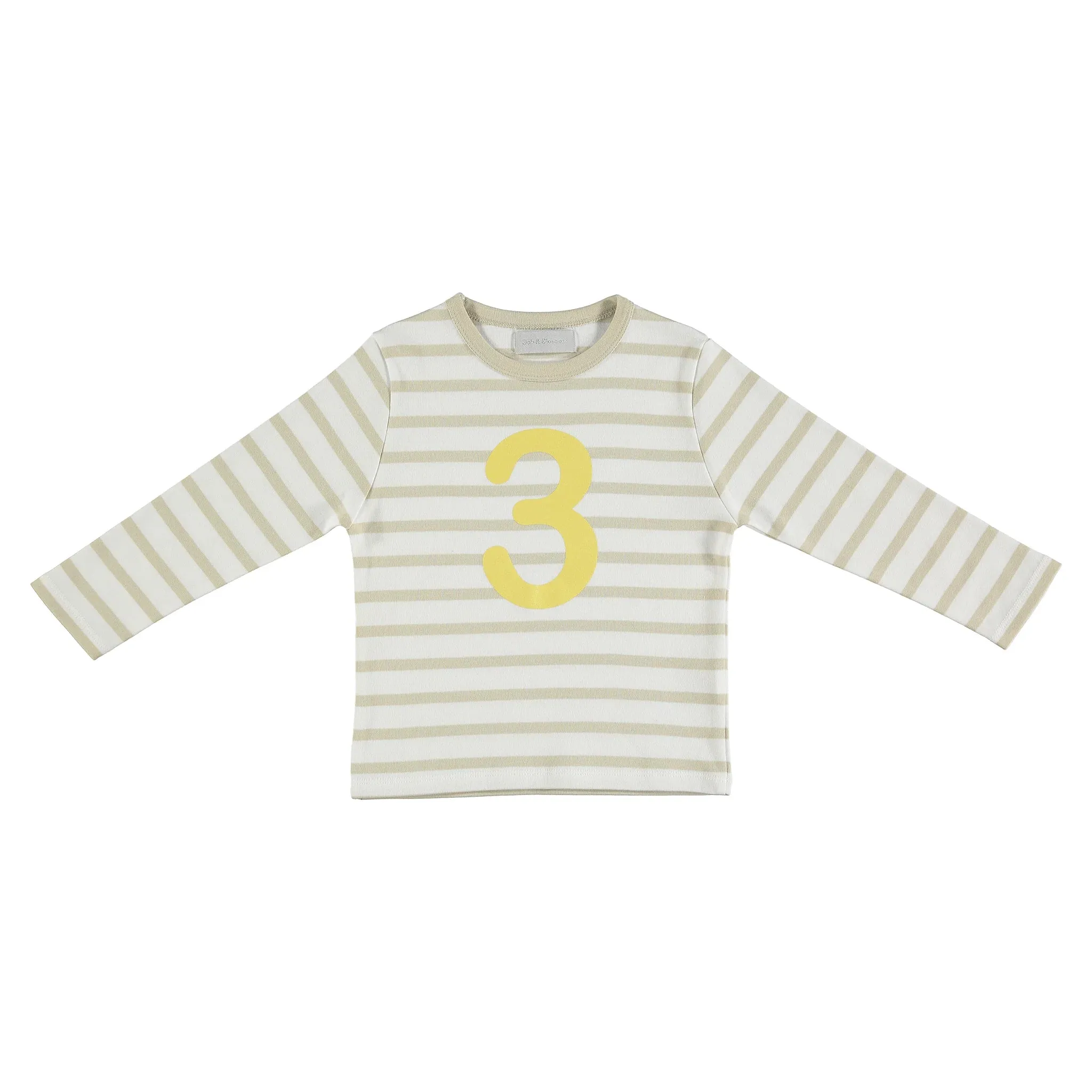 Bob   Blossom: Nummer T-Shirt - Sand
