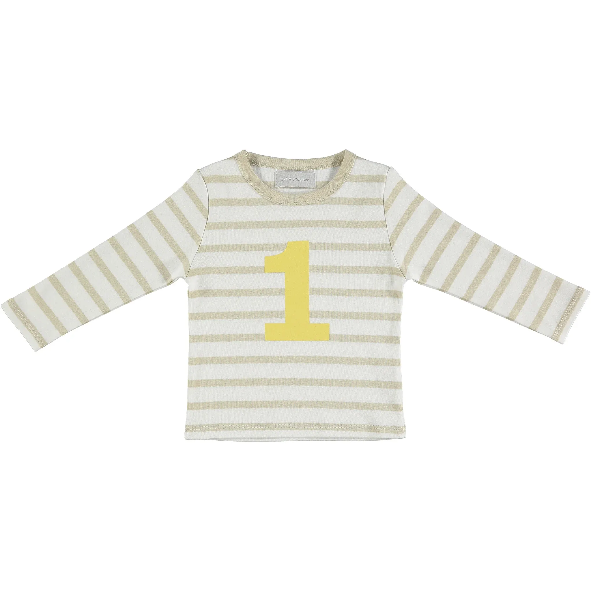 Bob   Blossom: Nummer T-Shirt - Sand