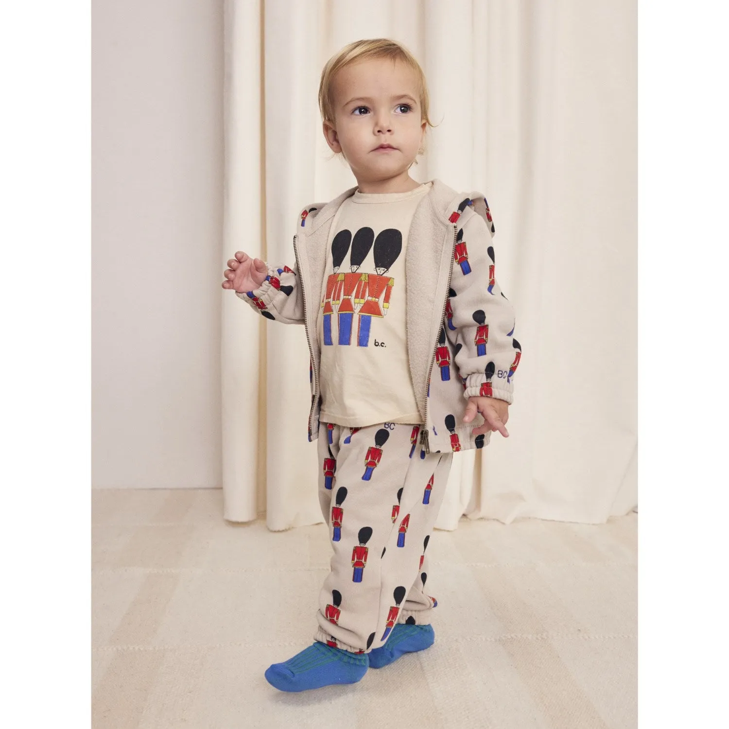 Bobo Choses Offwhite Kleine Zinnsoldaten All Over JAndging Hose Bobo-Choses