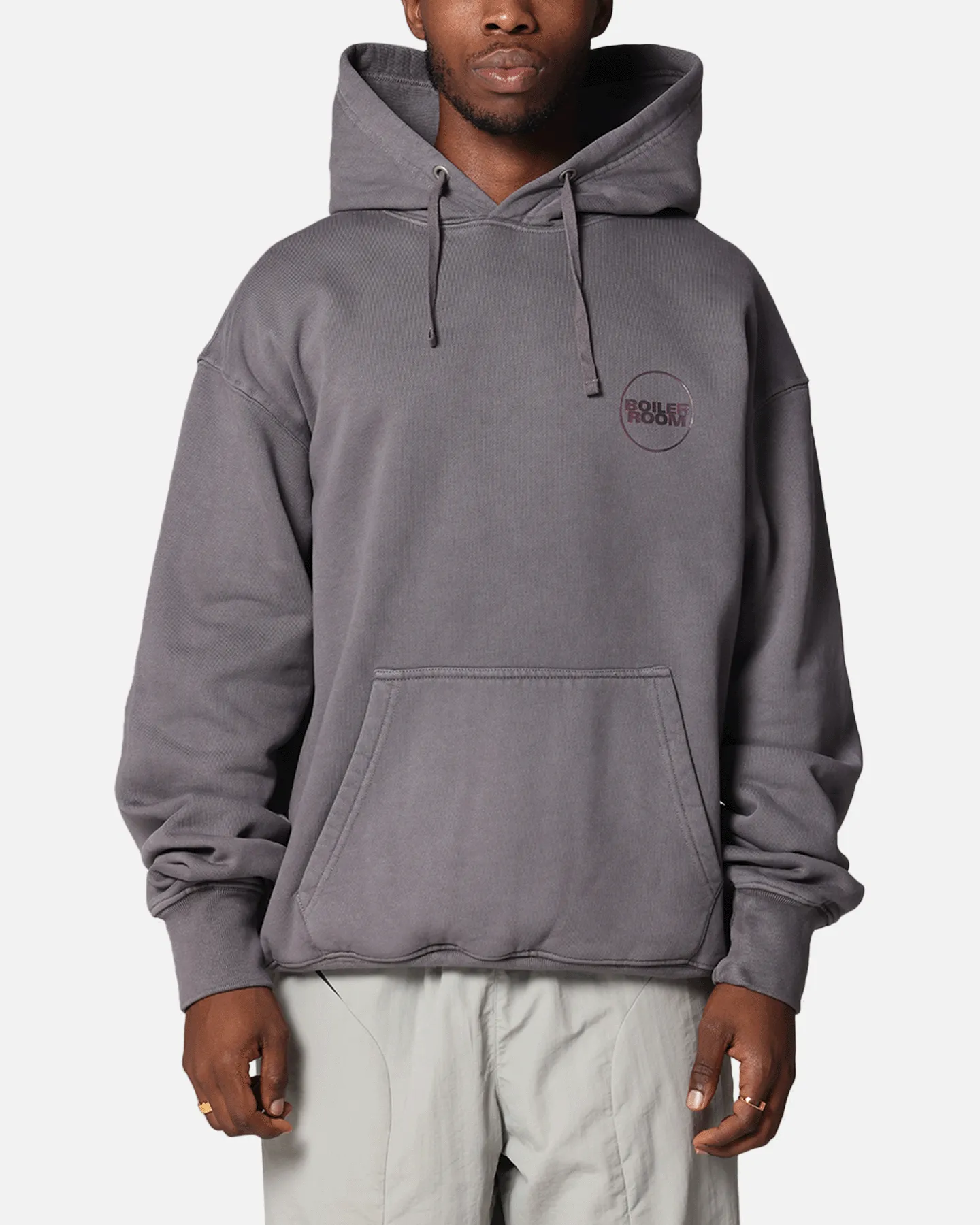 Boiler Room Core Boiler Room Kapuzenpullover Schiefer